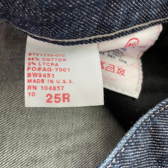 AG Adriano Goldschmied the Stilt Skinny Jeans Size 25R Low Rise EUC Inseam 30.5" - Picture 6 of 11